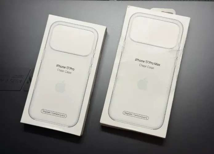 Capa Apple Clear Case Com MagSafe iPhone 17 PRO e 17 Pro Max |