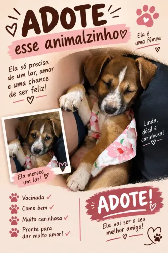 Adote essa cachorrinha
