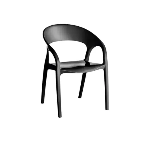 Cadeira glass Uz preta suporta 254 kg mesa de jantar bar restaurante