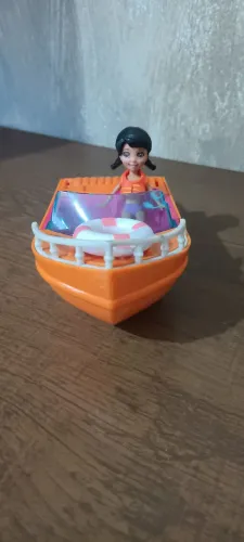 Polly Pocket Lancha com bóia e boneca