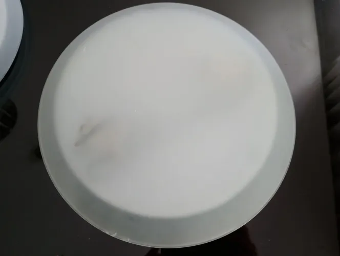 Luminária Lustre Moderno De Teto Semi Nova Linda!!! 110v/220v (bivolt) Branco<br>