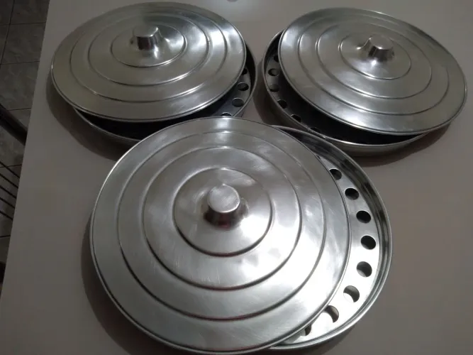 3 Bandejas com Tampa para Santa Ceia