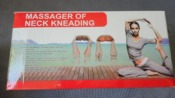 Colete Massageador Aquecimento Shiatsu Pescoço Ombro