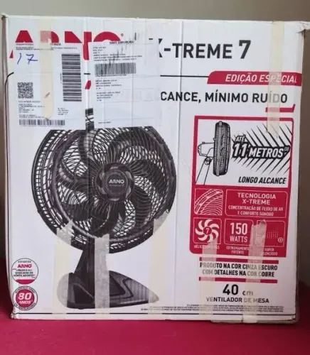 Ventilador de Mesa 40cm Arno X-Treme 7 - 7 PÁS, 150W 127V