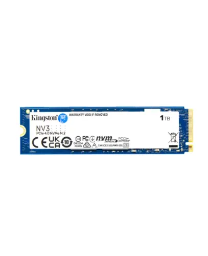 Ssd Nvme Kingston 1TB Nv3 M2 PCie 4.0 Leitura: Até 6.000 MB/s Garantia