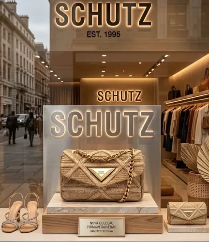 Bolsa Schutz 944 ráfia média