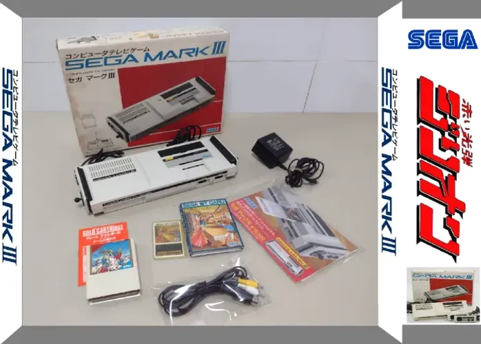Console Sega Mark Iii Japonês Com 2 Jogo