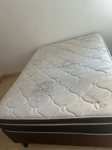 CAMA BOX CASAL MOLAS ENSACADAS - FAÇO ENTREGA.