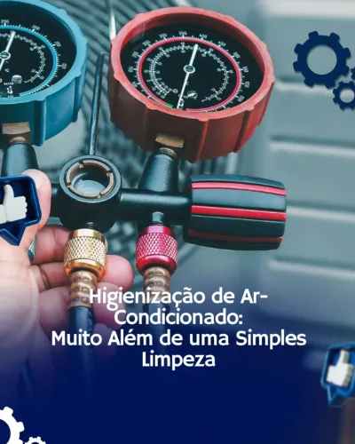 Higienização de ar condicionado com preço promocional.