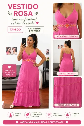 Vestido Rosa lindo