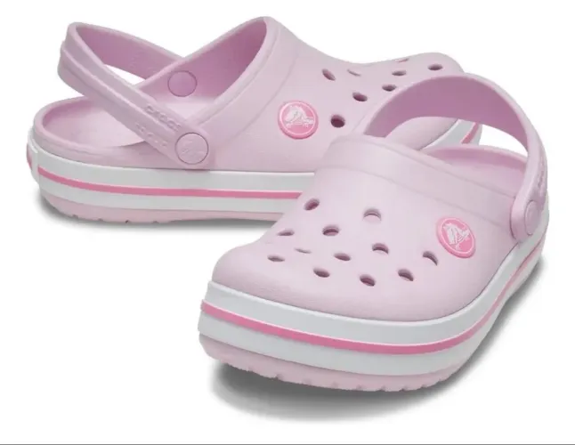 Sandália Crocs Crocband Clog Kids Ballerina Pink TAM. 34