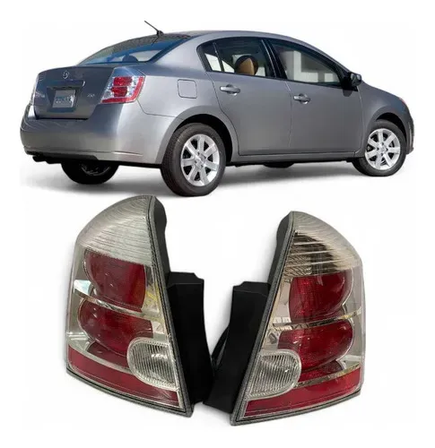 Lanterna Traseira Direita Nissan Sentra 2007 A 2013 Orig Direito/passageiro Vermelho