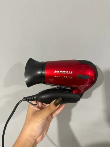 Secador de cabelo mondial max travel bivolt