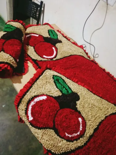 Jogo de frufru cozinha antiderrapante 150/50