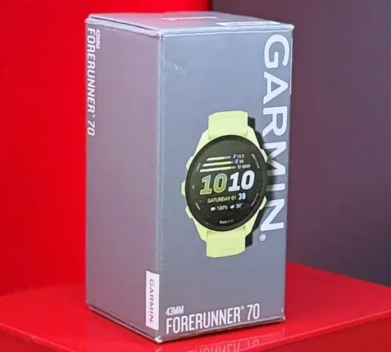 Garmin Relógio Forerunner 70 Amoled 43MM - Citron - Produto Novo com Garantia
