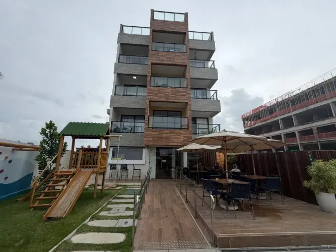 TAMANDARÉ - Flat 19 m², lazer completo a 30 passos da praia