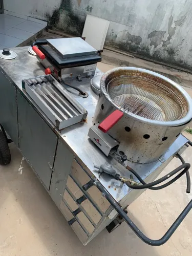 Carro de lanche (p/batata-frita|hot dog)