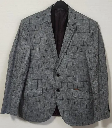 Blazer masculino de linho slim Angelo Campana