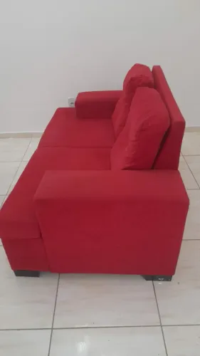 Conjunto de Sofá novo vermelho 2 e 3 lugares