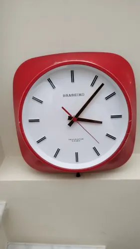 Relógio de parede Braseiko manutenção.Ler A Descrição