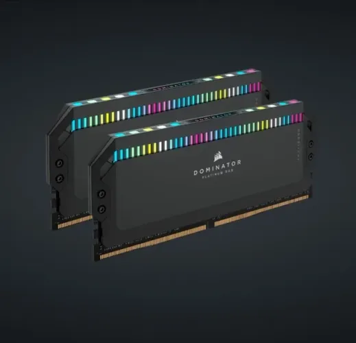 MEMÓRIA DDR5 CORSAIR DOMINATOR PLATINUM RGB 64GB (2x32GB) 5600MHz