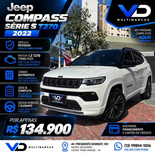 Jeep Compass S T270 1.3 TB 4X2 Flex AUT 2022