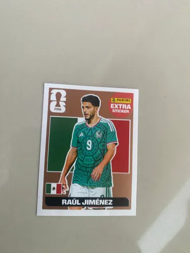 Figurinha da copa 2026