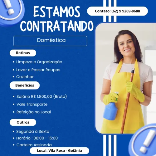 Contrata-se Doméstica
