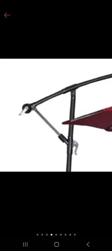 Ombrelone guarda-sol suspenso 3x3m verde
