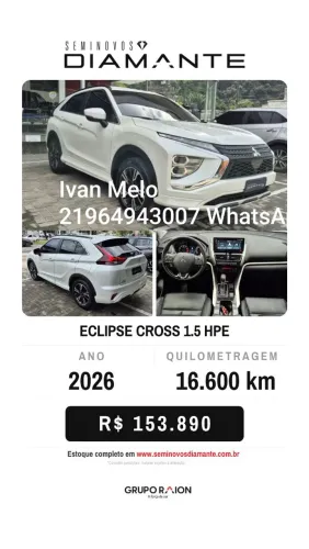 Mitsubishi Eclipse Cross HPE 1.5 16V 165cv AUT 2026