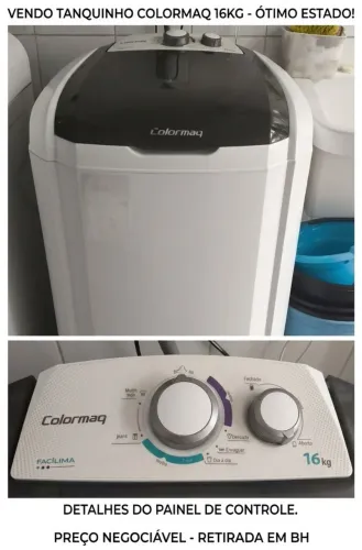 Tanquinho Colormaq 16kg