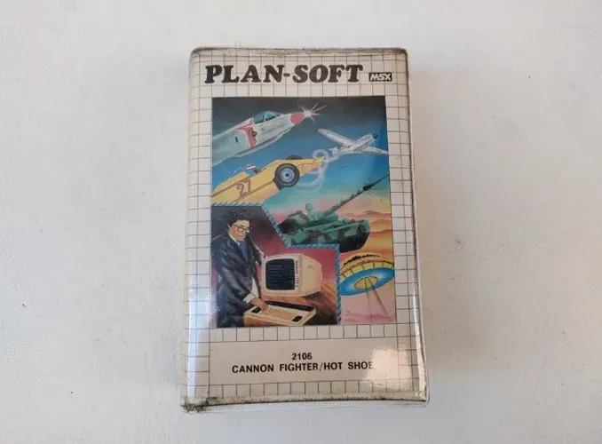 Cannon Fighter / Hot Shoe - Jogo Em Fita K7 Plan-soft Msx