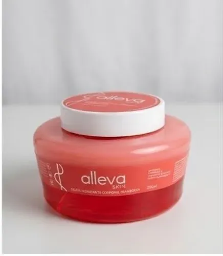 Geleia Hidratante Corporal Alleva Skin Framboesa 250ml