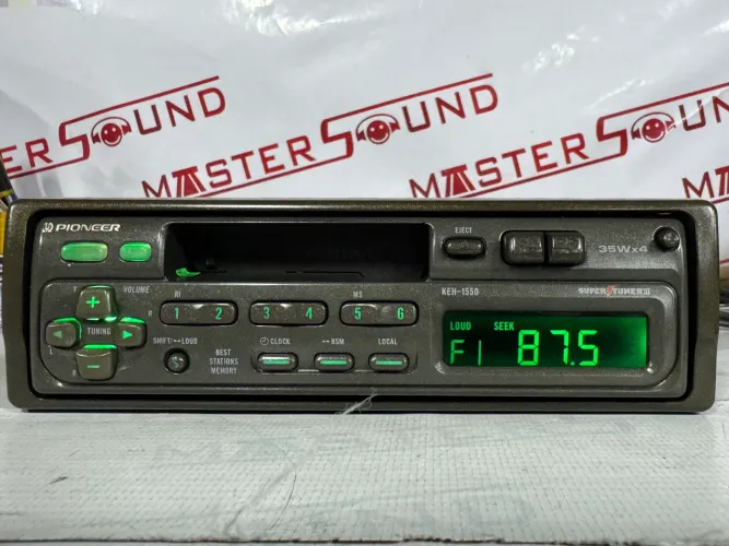 Toca fita radio Bluetooth Pioneer keh-1550 lindo aparelho impecável show de som
