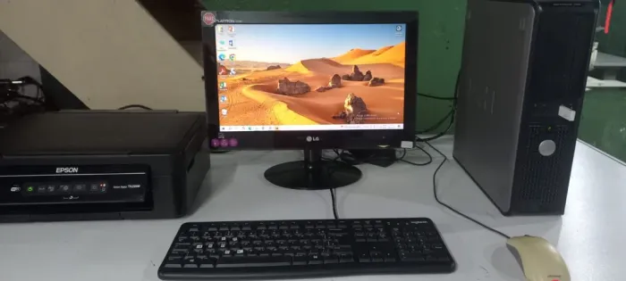 Computador Completo com Wifi DelL QuadCore + Impressora Wifi Epson
