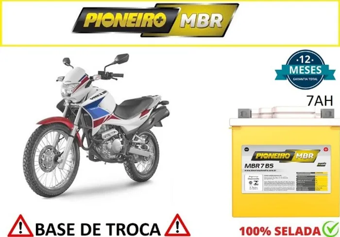 Bateria Automotiva Pioneiro Falcon Nx4 - 7Ah