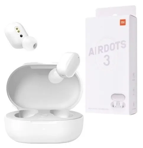 Fone De Ouvido Airdots 3 Mi Branco Bluetooth 5.0 Novo na Caixa