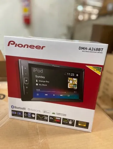 Central Multimidia DMH A248 BT Pioneer 1 ano de Garantia