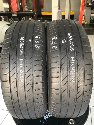 Kit 02 Pneus 185/60r15 Michelin Primacy 4 88h (usados) 9/10