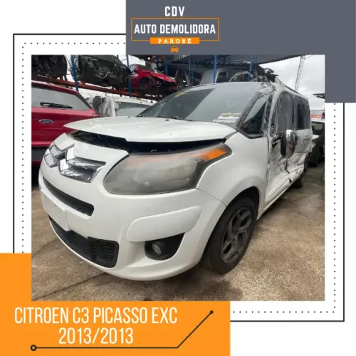 Sucata Citroen C3 Picasso EXC 2013 2013 Disponível para venda de peças