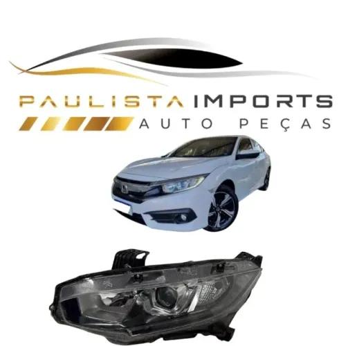 Farol Honda Civic G10 2016 17 18 19 2020 ( Novo )