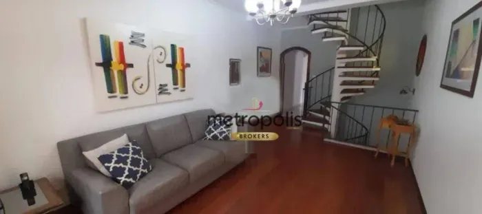 Sobrado à venda, 221 m² por R$ 851.000,00 - Jardim - Santo André/SP