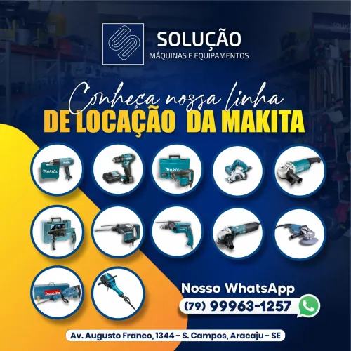 Locação de máquinas e equipamentos para construção civil 