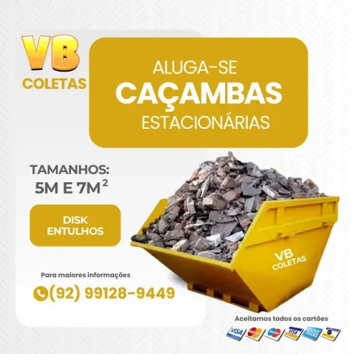Disk Entulho, caixa para entulho