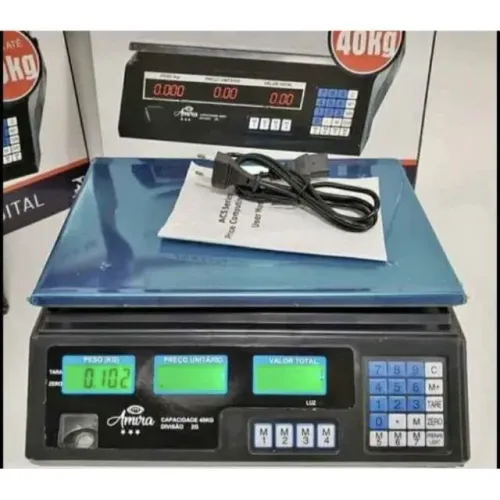 Balança Eletronica Digital 40kg Com Bateria Promoção !