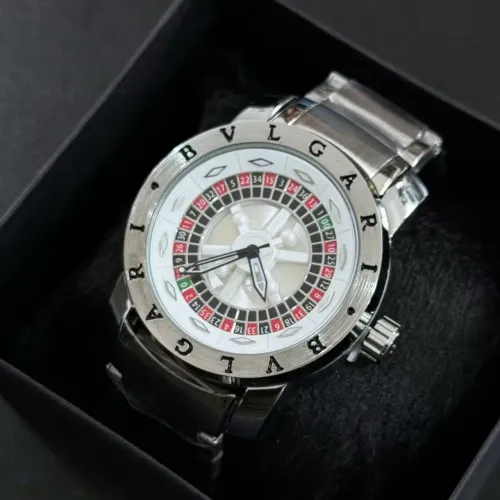 Relógio Bvlgari cassino série prata