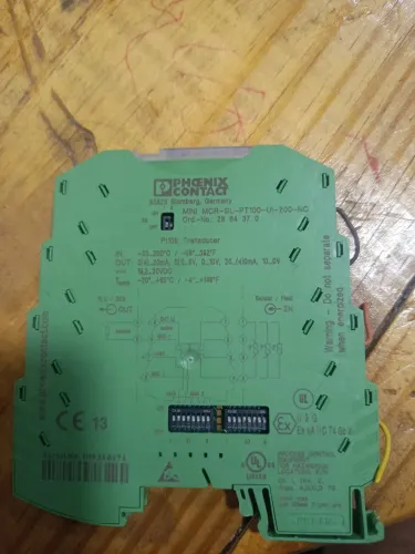 Transdutor de temperatura mini MCR-SL-PT100-UI-200-NC Phoenix contact