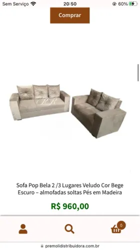 Sofá bela apenas 770,00