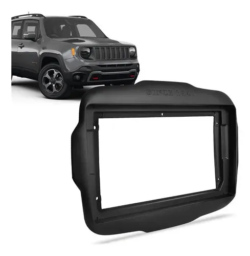 Moldura 9 Polegadas 2din Carro Jeep Renegade 2015 Até 2025