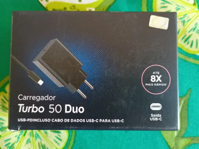 Carregador Turbo de Celular 50W Quick Charge 5.0